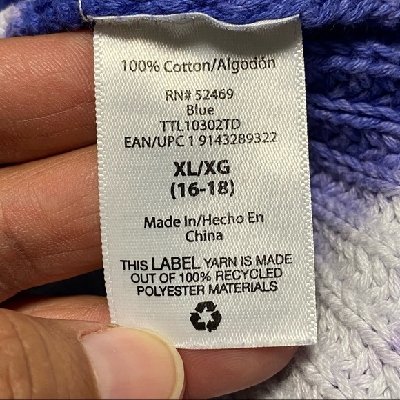 Time And Tru Sweater Women’s Size XL Tye Dye Sweater - Picture 7 of 12